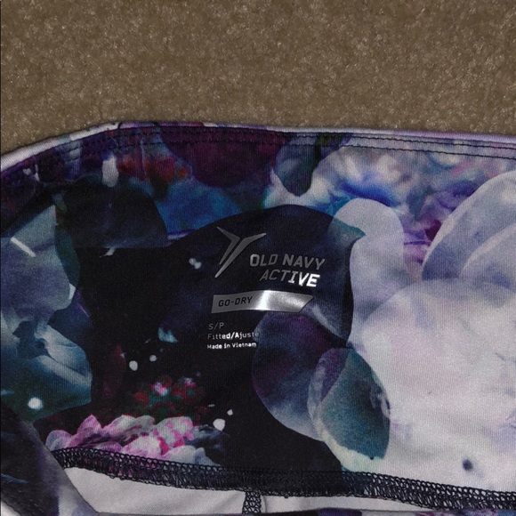 Highwaisted galaxy/floral print leggings - Picture 3 of 3